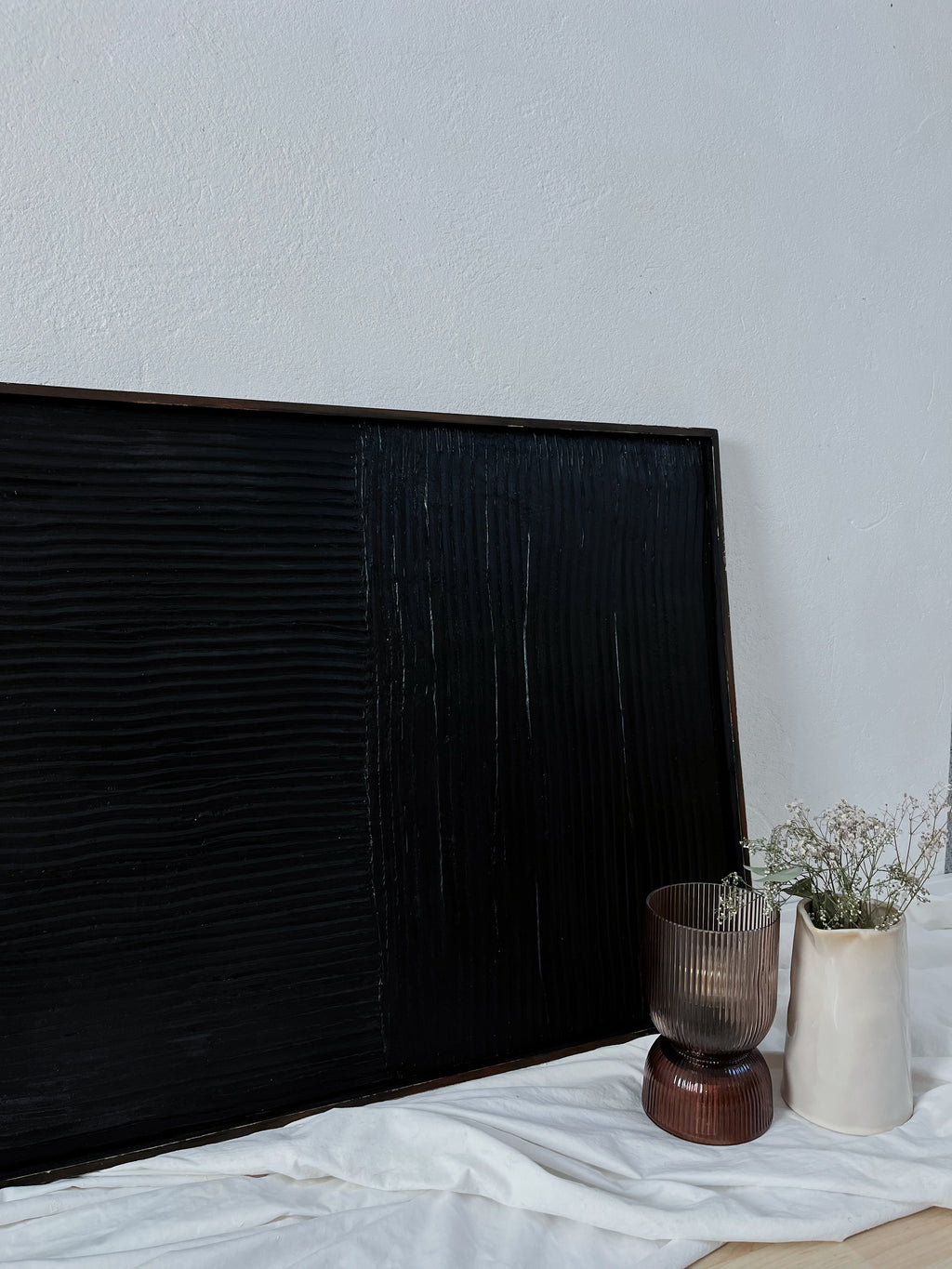 Strukturbild im Holzrahmen