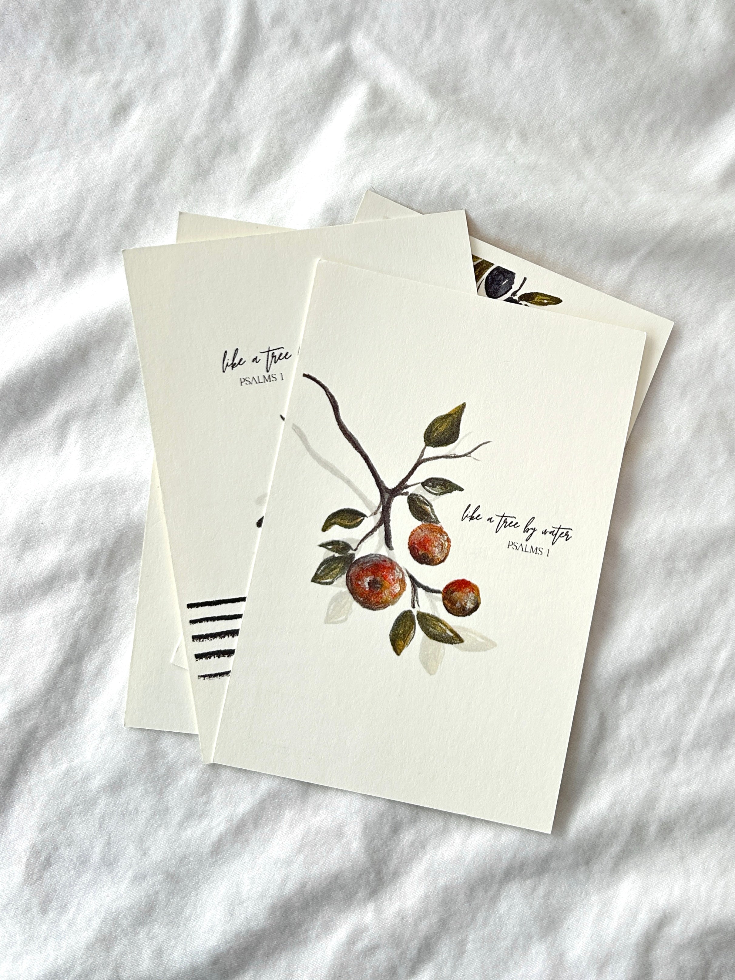 Postkarten Set „like a tree by water“