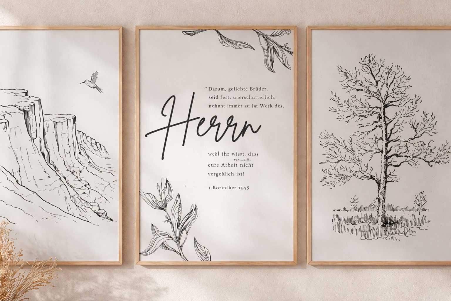 Poster Set: Natur&Glaube