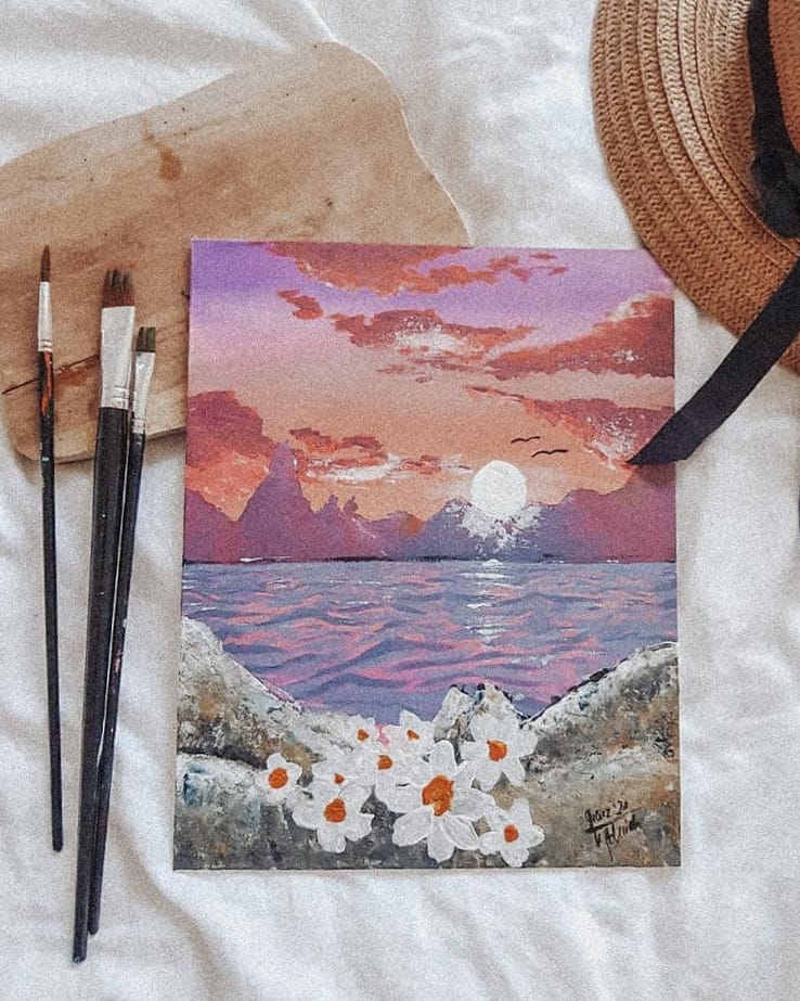 Individuelle Acrylgemälde