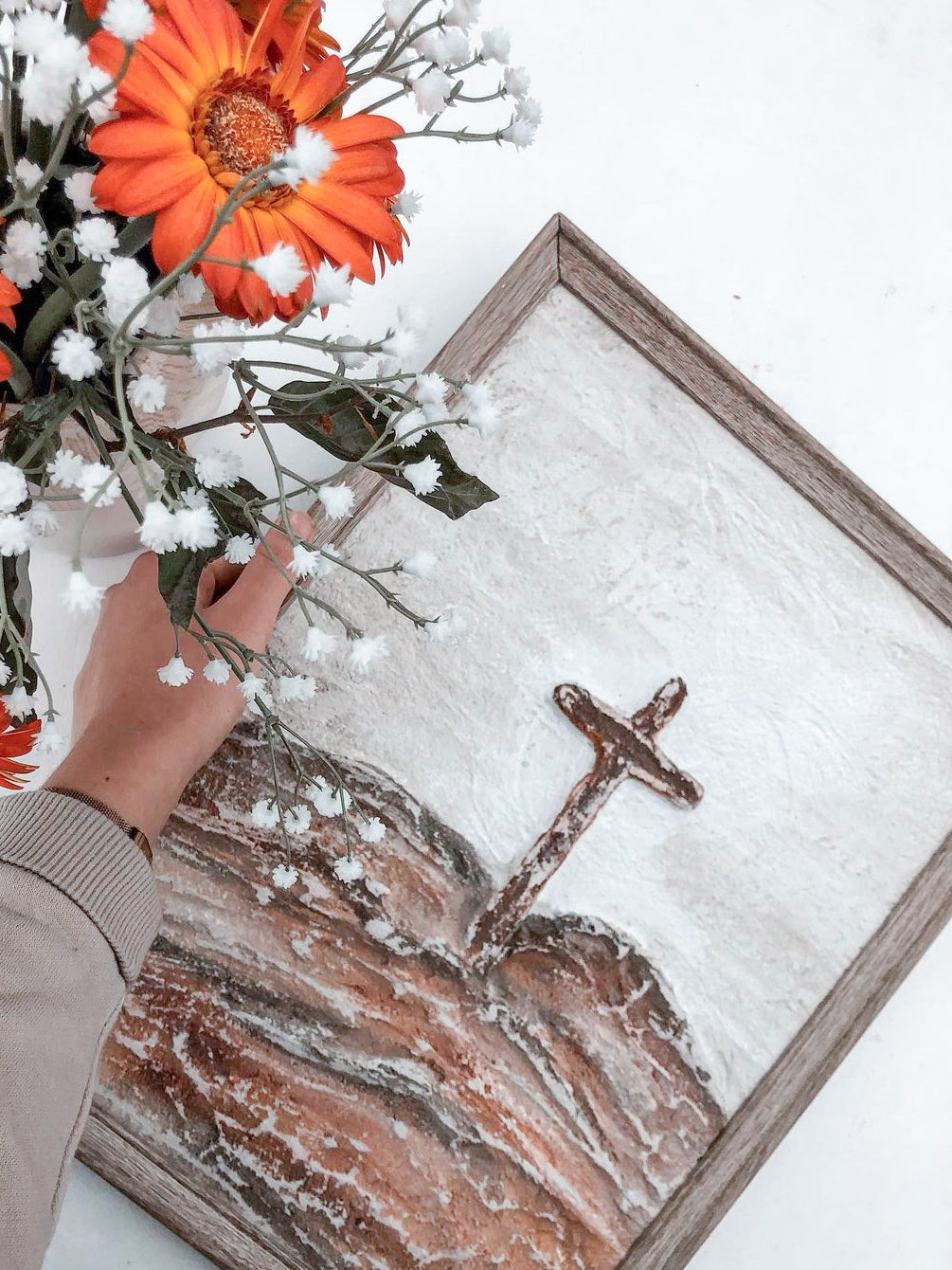 Strukturbild - Das Kreuz, unser Friede