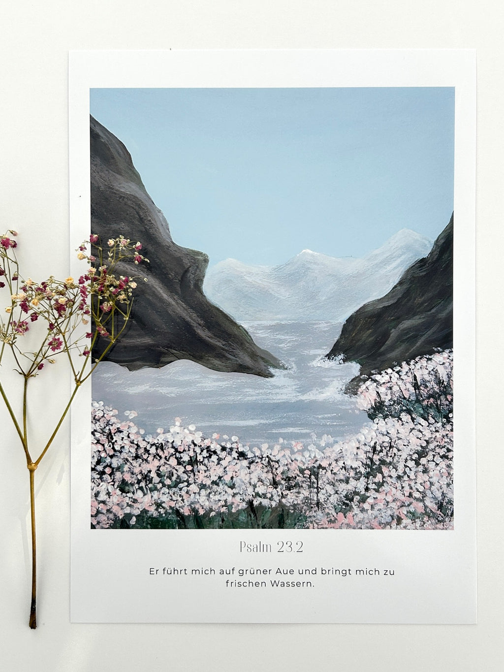 Kunstdruck Poster - Psalm 23