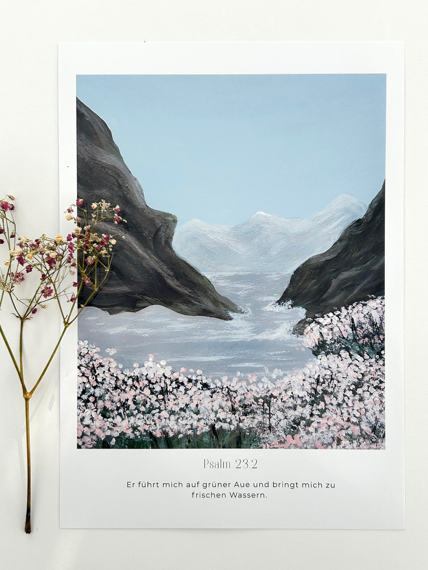 Kunstdruck Poster - Psalm 23