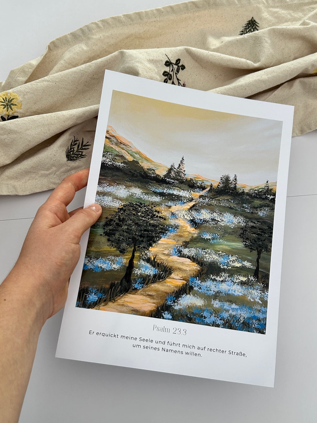 Kunstdruck Poster - Psalm 23