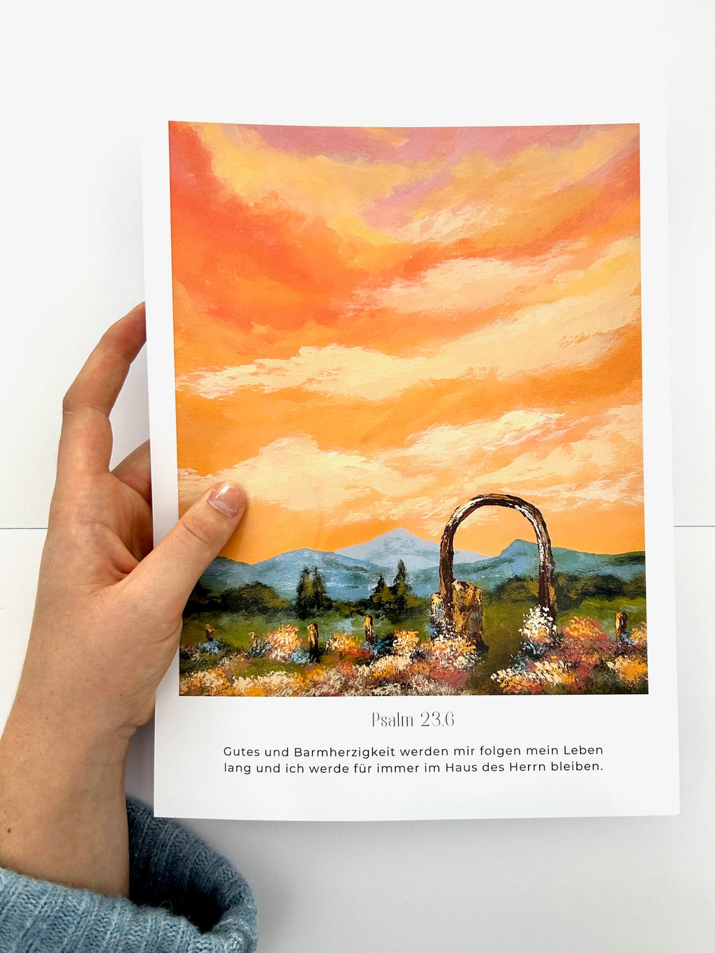 Kunstdruck Poster - Psalm 23