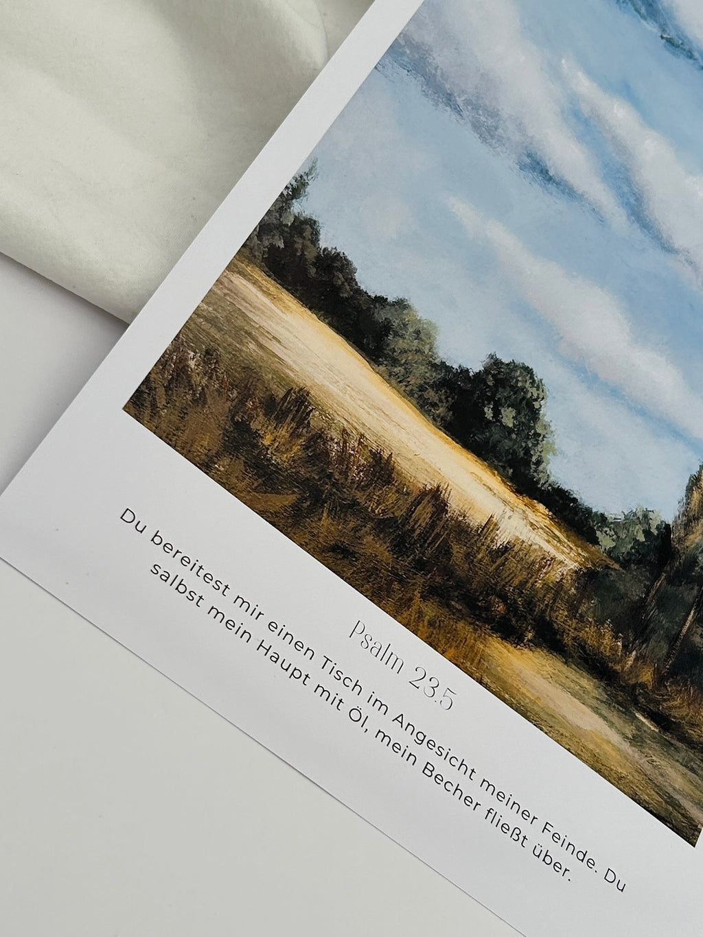 Kunstdruck Poster - Psalm 23