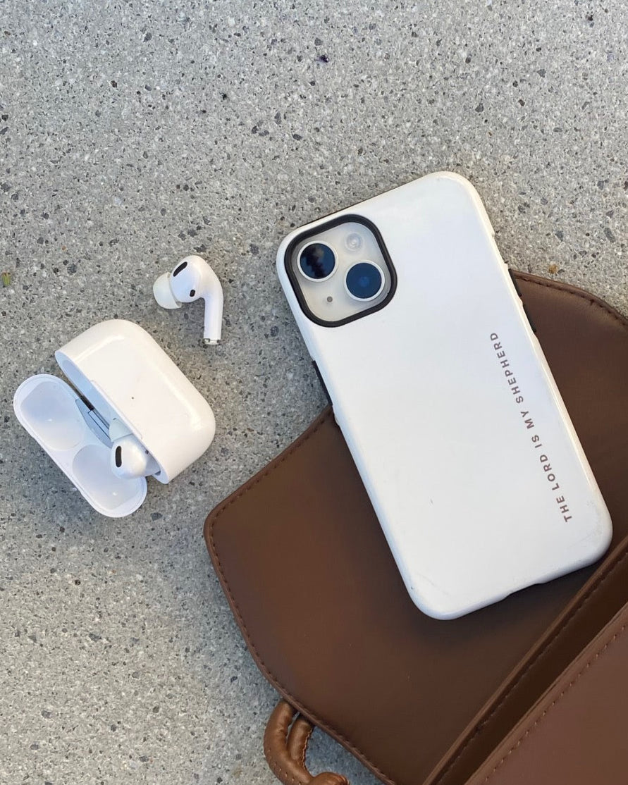 Minimalistische Handyhülle - Psalm 23.1