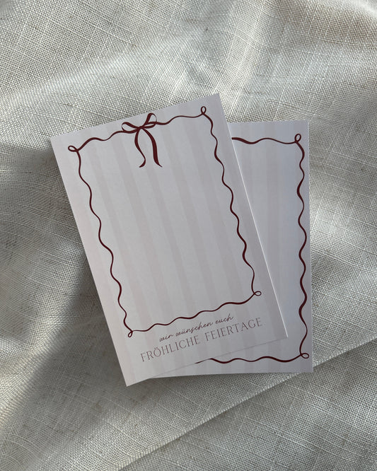 Weihnachtskarte mit Platz für euer Foto