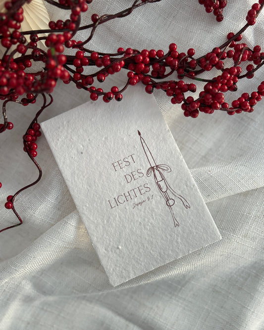 Weihnachtskarte Jesaja 9.1