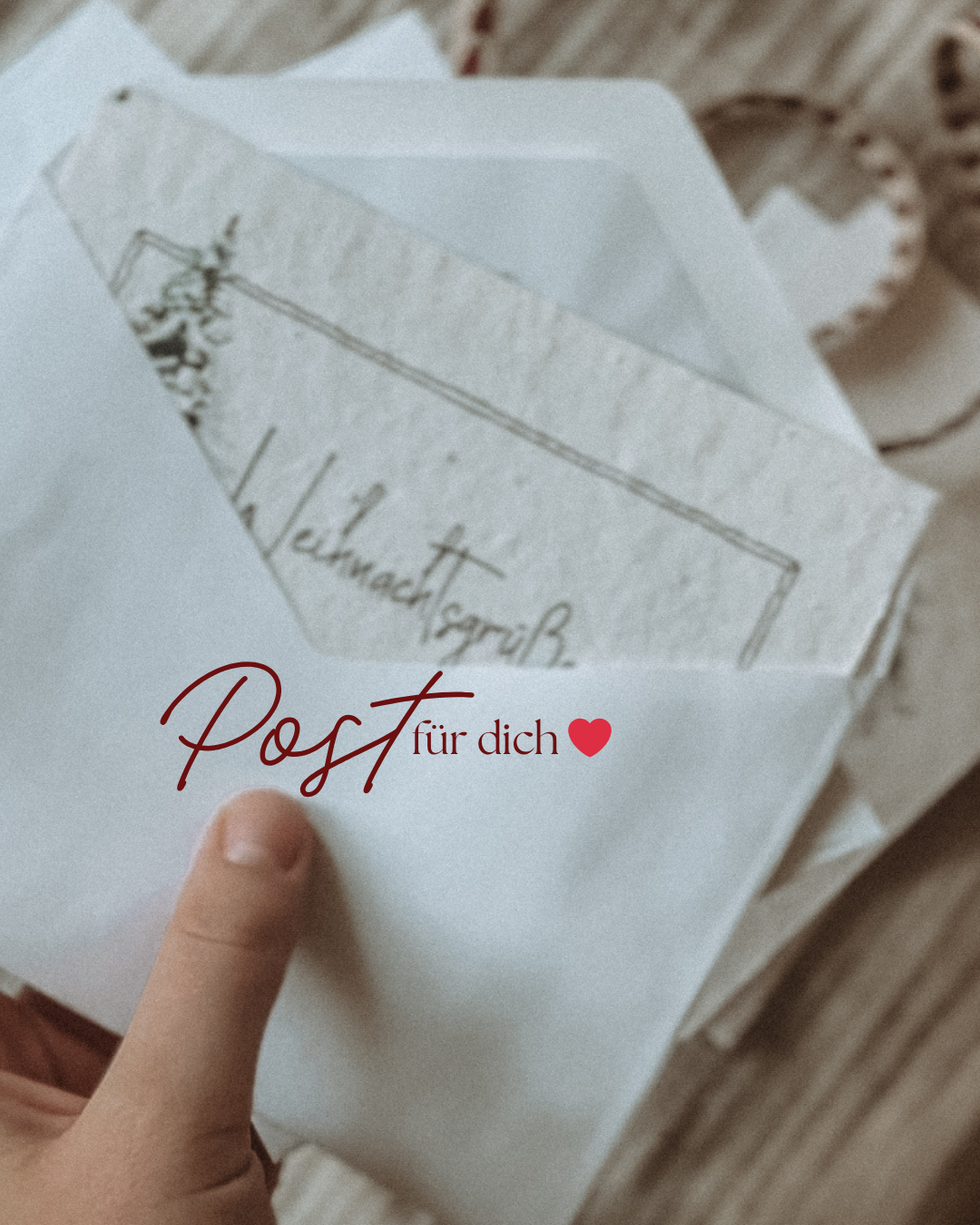 Adventspost für dich - vier Briefe, vier Postkarten und  noch mehr Liebe