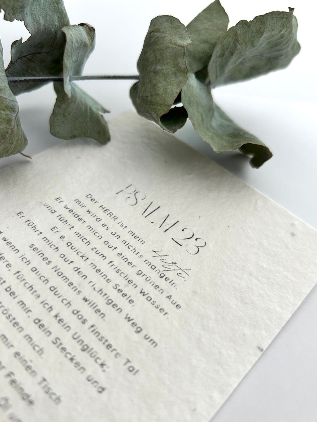 Lesezeichen - Psalm 23