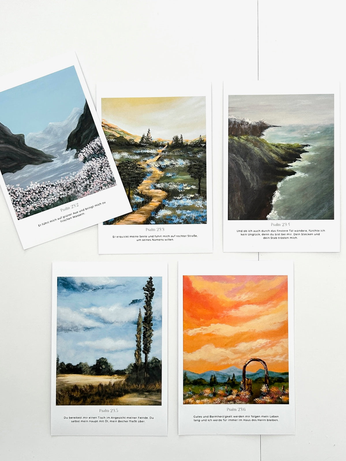 Kunstdruck Poster - Psalm 23