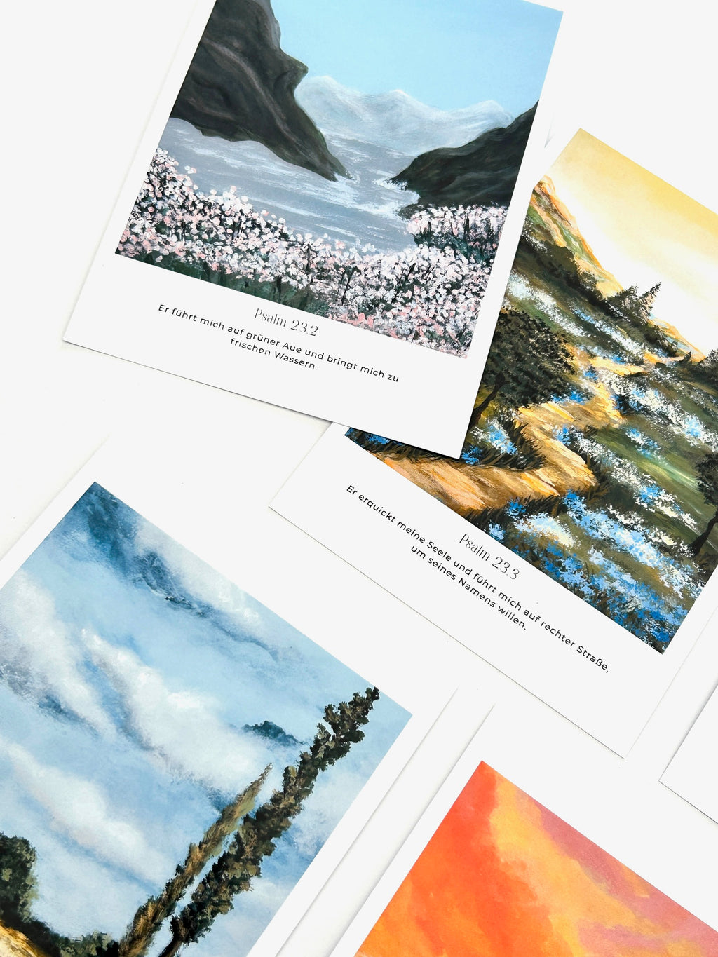 Postkarten  Set - Psalm 23