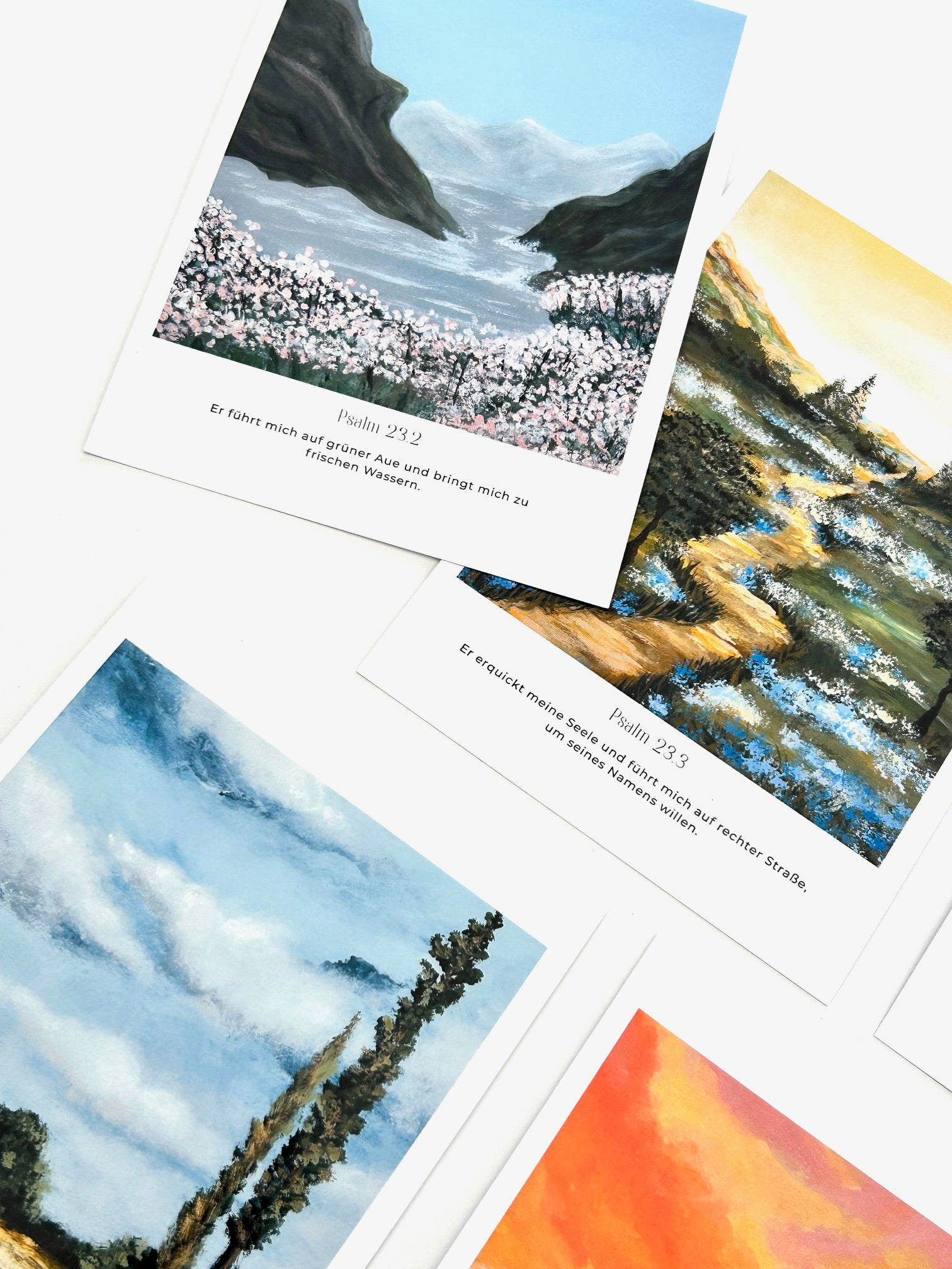 Postkarten  Set - Psalm 23