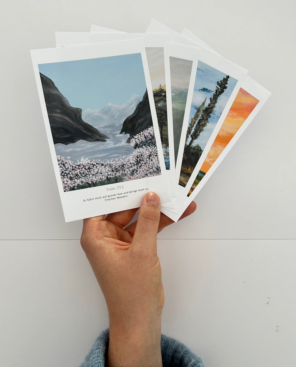 Postkarten  Set - Psalm 23